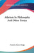 Atheism In Philosophy And Other Essays by Frederic Henry Hedge
