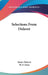Selections From Diderot by Denis Diderot, W. F. Giese