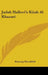 Judah Hallevi's Kitab Al Khazari by Hartwig Hirschfeld