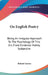 On English Poetry: Being An Irregular Approach To The Psychology Of This Art, From Evidence Mainly Subjective by Robert Graves