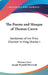 The Poems and Masque of Thomas Carew: Gentleman of the Privy-Chamber to King Charles I by Thomas Carew, Joseph Woodfall Ebsworth