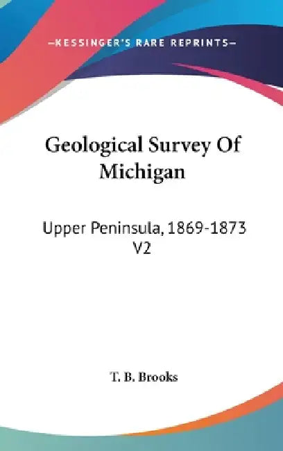 Geological Survey Of Michigan: Upper Peninsula, 1869-1873 V2: Iron Bearing Rocks by T. B. Brooks