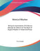 Metrical Rhythm: Being An Examination Of A Recent Attempt To Determine The Basis Of English Rhythm In Verse And Prose by T. S. Omond