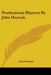 Posthumous Rhymes By John Hannah by John Hannah