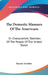 The Domestic Manners Of The Americans: Or Characteristic Sketches Of The People Of The United States by Recent Travelers