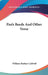 Pan's Reeds And Other Verse by William MacKay Caldwell