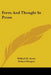 Form and Thought in Prose by Wilfred H. Stone, Robert Hoopes