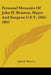 Personal Memoirs Of John H. Brinton, Major And Surgeon U.S.V., 1861-1865 by John H. Brinton