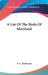 A List Of The Birds Of Maryland by F. C. Kirkwood