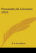 Personality In Literature (1913) by R. A. Scott-James