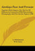 Airships Past And Present: Together With Chapters On The Use Of Balloons In Connection With Meteorology, Photography And The Carrier Pigeon (1908 by A. Hildebrandt, W. H. Story