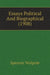 Essays Political And Biographical (1908) by Spencer Walpole, Francis Holland