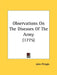 Observations On The Diseases Of The Army (1775) by John Pringle