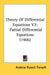 Theory Of Differential Equations V2: Partial Differential Equations (1906) by Andrew Russell Forsyth