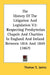 The History Of The Litigation And Legislation V2: Respecting Presbyterian Chapels And Charities In England And Ireland Between 1816 And 1849 (1867) by Thomas S. James