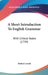 A Short Introduction To English Grammar: With Critical Notes (1799) by Robert Lowth