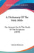 A Dictionary Of The Holy Bible: For General Use In The Study Of The Scriptures (1859) by Edward Robinson