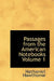 Passages from the American Notebooks Volume 1 by Nathaniel Hawthorne