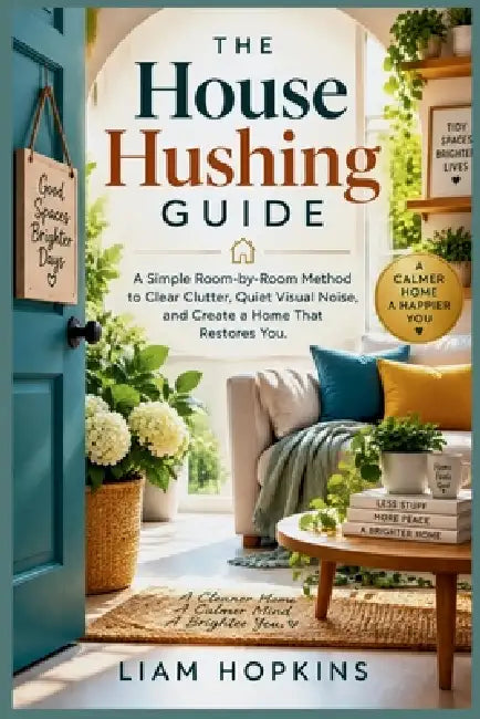 The House Hushing Guide: A Simple Room-by-Room Method to Clear Clutter, Quiet Visual Noise, and Create a Home That Restores You. (Full images Incuded) by Liam Hopkins