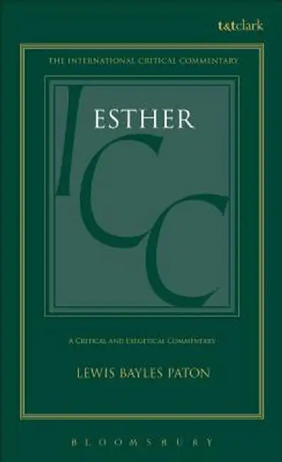 Esther by Lewis Bayles Paton