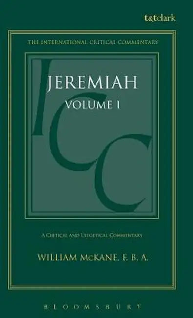 Jeremiah: Volume 1: 1-25 by William McKane