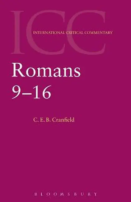 Romans by C. E. B. Cranfield