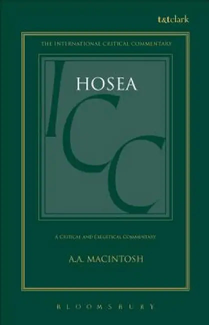 Hosea by A. A. Macintosh