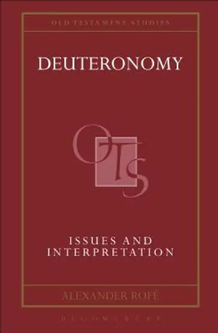 Deuteronomy by Alexander Rofe