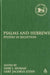 Psalms and Hebrews: Studies in Reception by Dirk J. Human