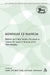 Minhah Le-Nahum: Biblical and Other Studies Presented to Nahum M. Sarna in Honour of His 70th Birthday by Marc Zvi Brettler
