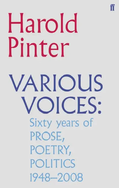 Various Voices by Harold Pinter