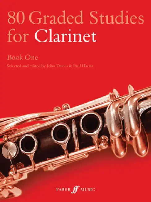 80 Graded Studies for Clarinet, Book 1 by John Davies