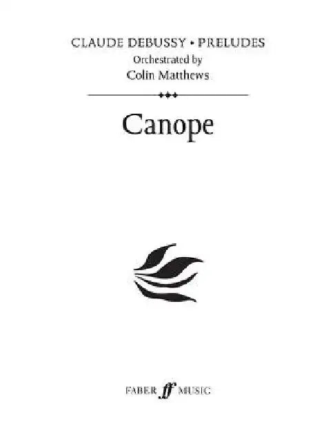 Canope: Prelude 4, Study Score by Claude Debussy