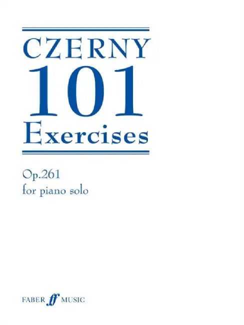 101 Exercises For Piano by Carl Czerny