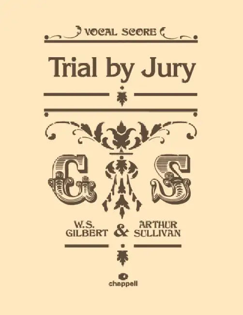 Trial By Jury Vocal Score