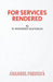 For Services Rendered by W. Somerset Maugham