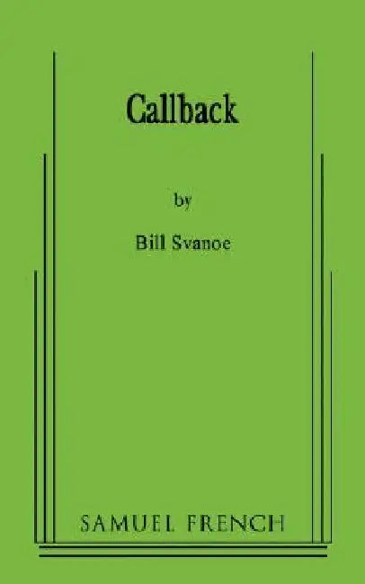 Callback by Bill Svanoe