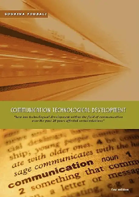 CommunІcАtІon TЕchnologІcАl DЕvЕlopmЕnt by Soukina Toubali