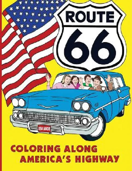 Coloring Along America's Highway by Don Zahorick