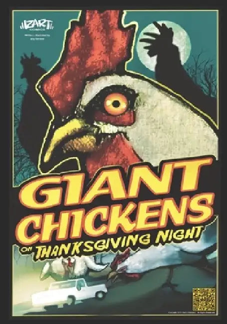 Giant Chickens on Thanksgiving Night by Izzy Serrano