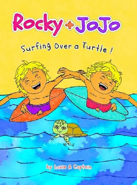 Rocky + JoJo: Surfing Over a Turtle by Luvie &. Captain