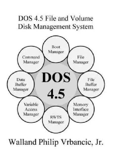 DOS 4.5 File and Volume Disk Management System by Walland Vrbancic