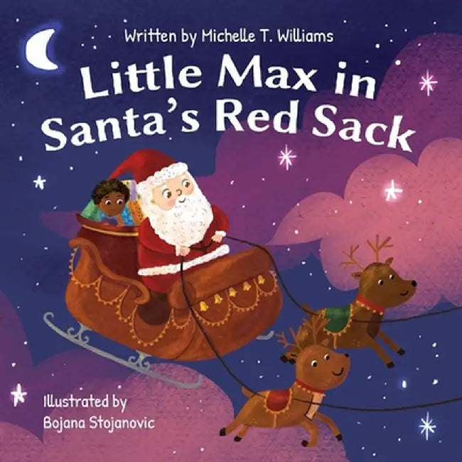 Little Max In Santa's Red Sack by Michelle T. Williams