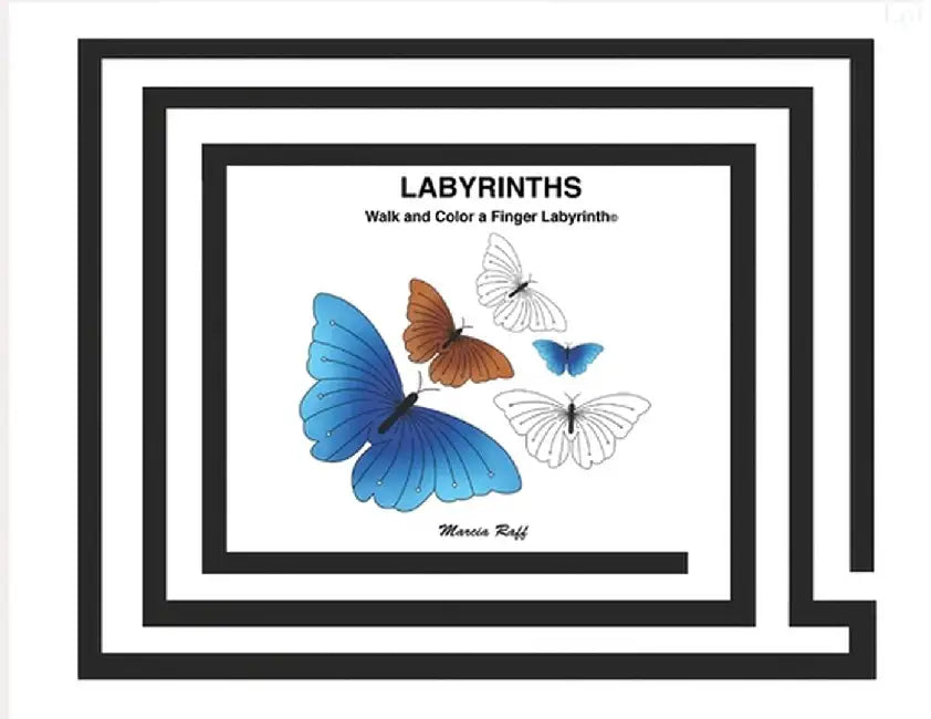 Labyrinths: Walk and Color a Finger Labyrinth(c) by Marcia Raff
