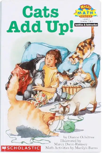 Hello Math Reader-3 Cats Add Up! by Dianne Ochiltree