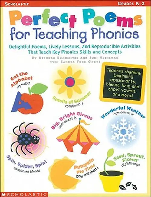 Perfect Poems for Teaching Phonics: Delightful Poems, Lively Lessons, and Reproducible Activities That Teach Key Phonics Skills and Concepts by Deborah A. Ellermeyer