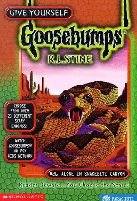GYGB #26 Alone In Snakebite Canyon by R L Stine