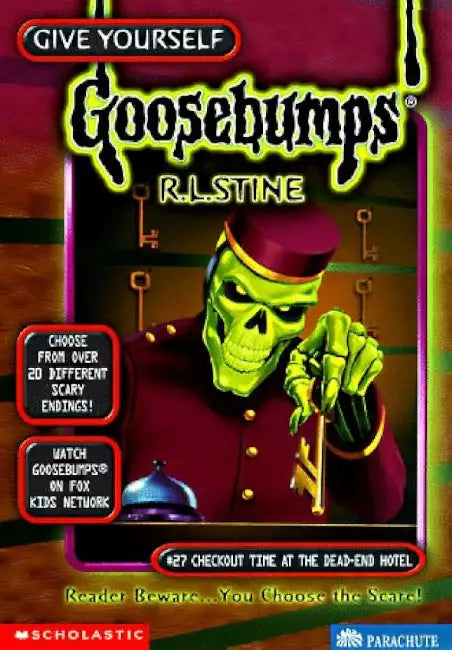 GYGB #27 Check Out Time At The Dead-End Hotel by R L Stine