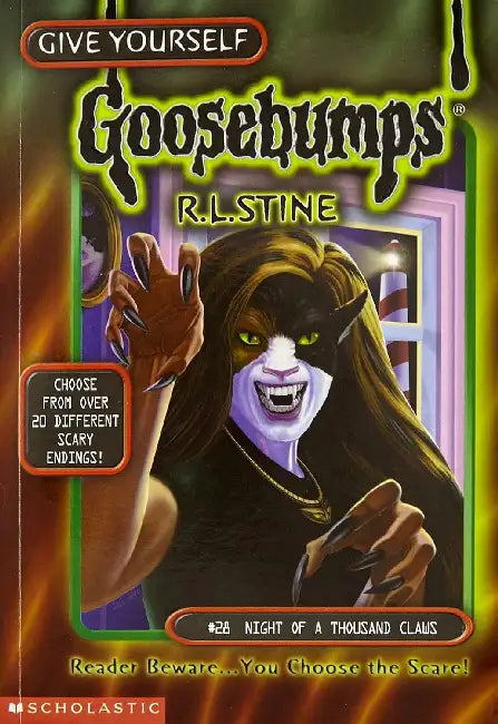 GYGB #28 Night Of The Thousand Claws by R L Stine