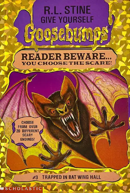 GYGB #03 Trapped In Bat Wing Hall by R L Stine